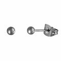 Titanium Ball Stud Earrings 3mm