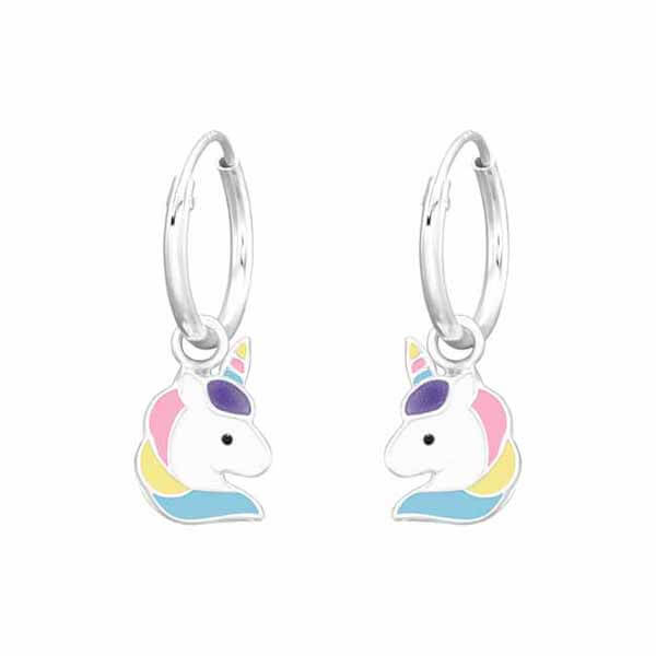 Hopeakorvarenkaat yksisarvinen unicorn