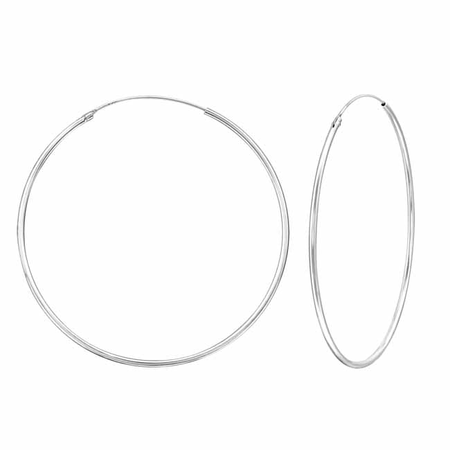 Hopeiset korvarenkaat 1,6 mm useita kokoja
