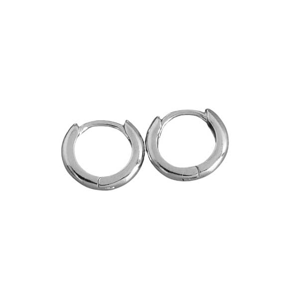 Hopeiset korvarenkaat 12 mm