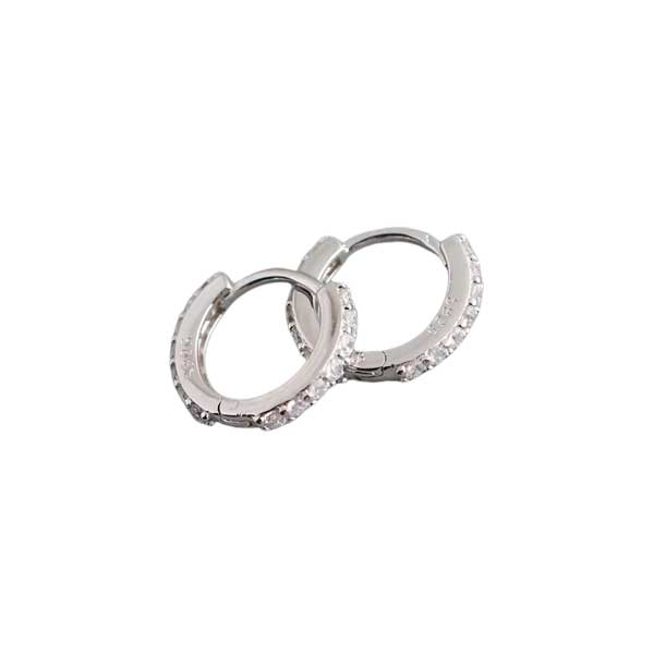 Korvarenkaat zirkoniakivillä 13 mm