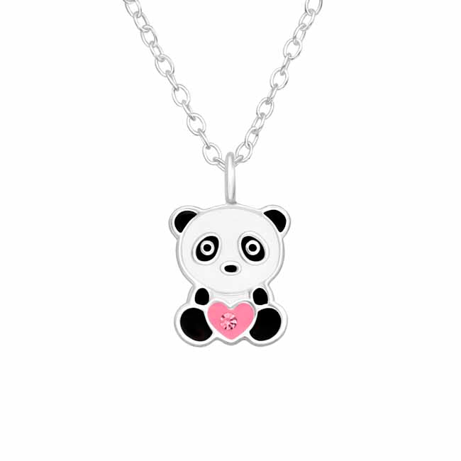 Lasten hopeariipus panda ja sydän