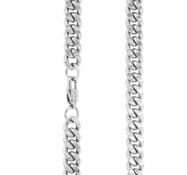 Miesten panssariketju teräs 8mm Trendi Koru