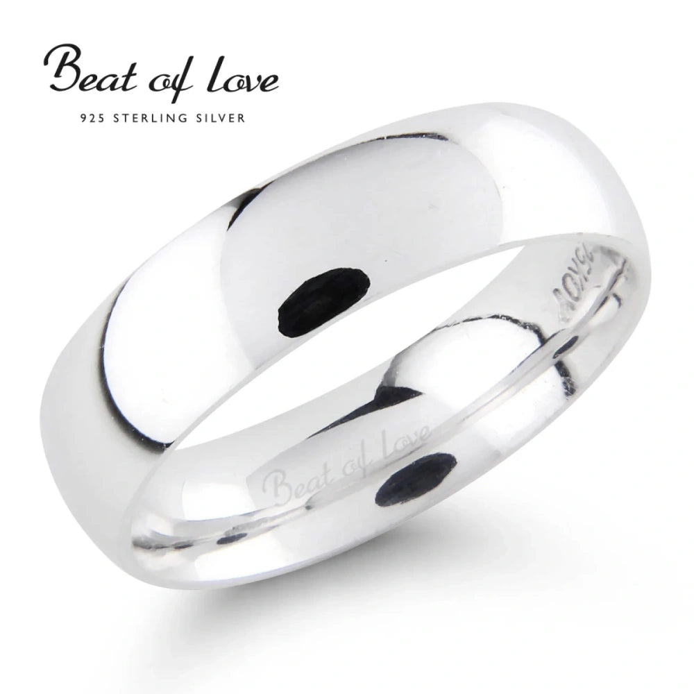Beat of Love Hopeasormus 5,5mm puolipyöreä Korutuote