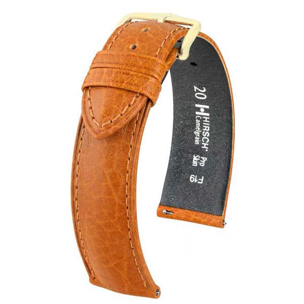Hirsch Camelgrain Nahkaranneke Ruskea L