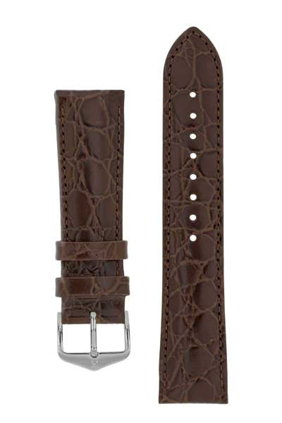 Hirsch Crocograin nahkaranneke ruskea L