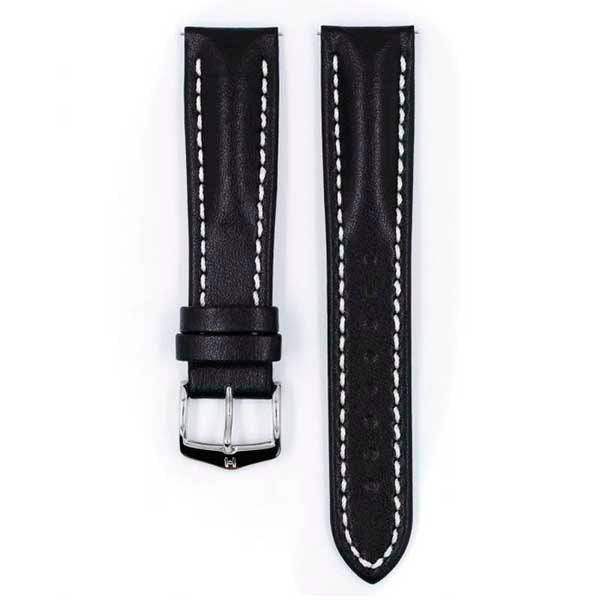 Hirsch Heavy Calf nahkaranneke musta L
