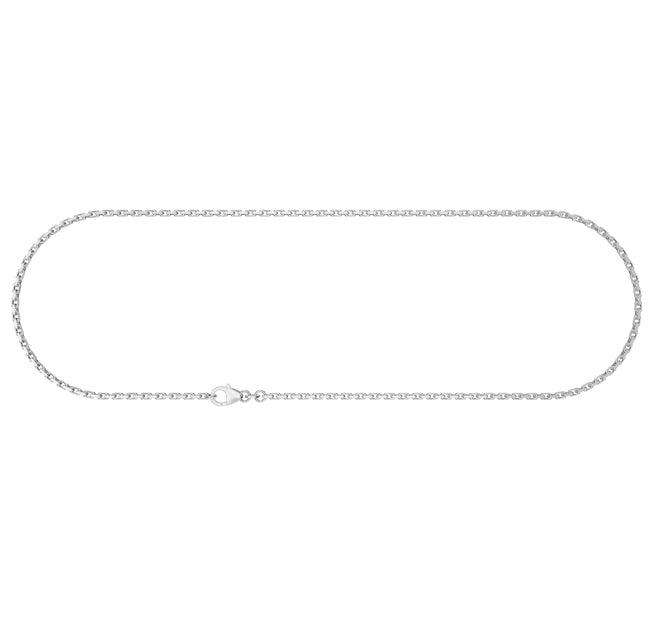 Hopeinen ankkuriketju 2,0 mm