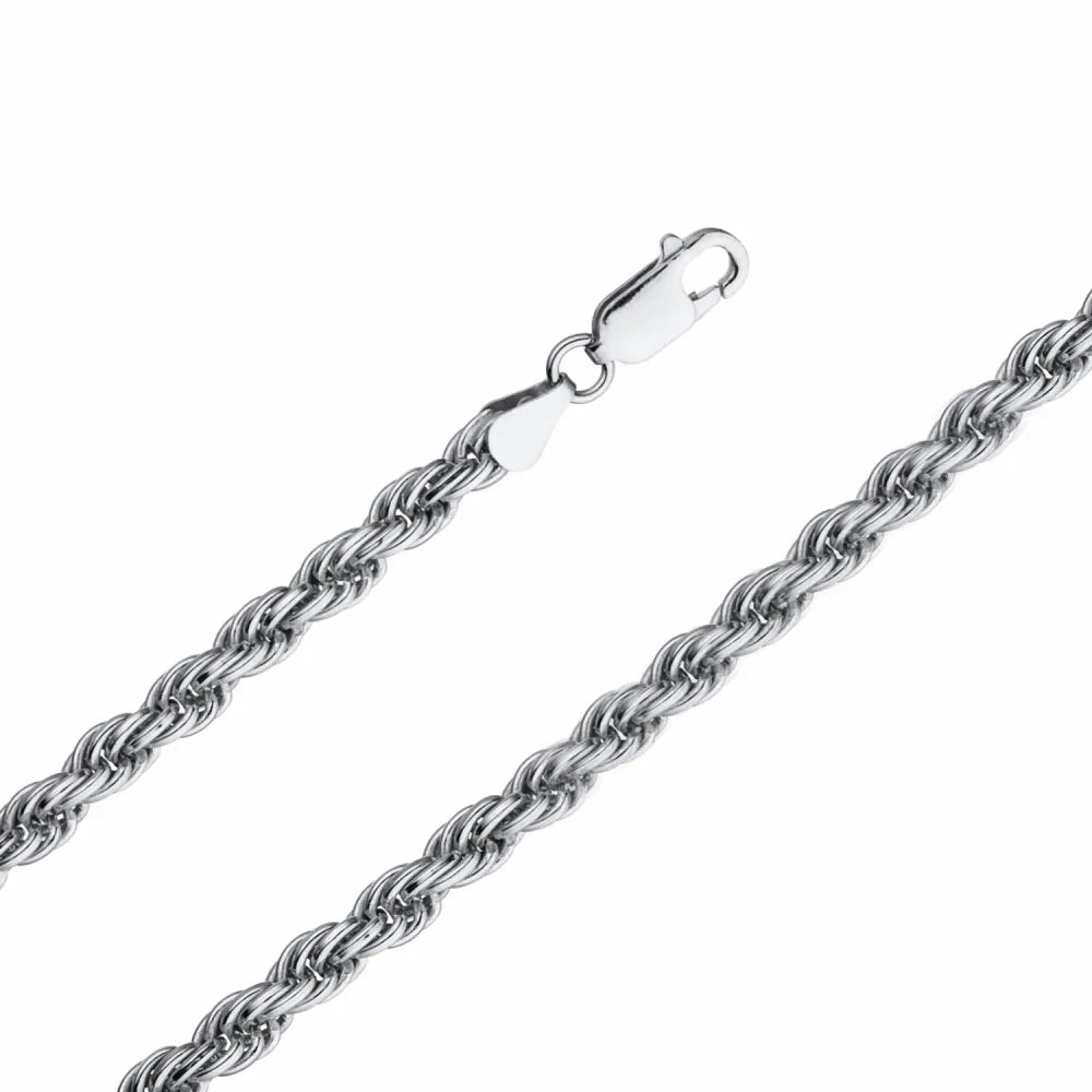 Hopeinen Cordell kaulaketju 4,2 mm Trendi Koru
