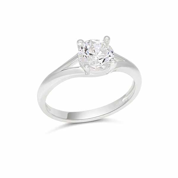 Hopeinen kastesormus SBR-8131Z