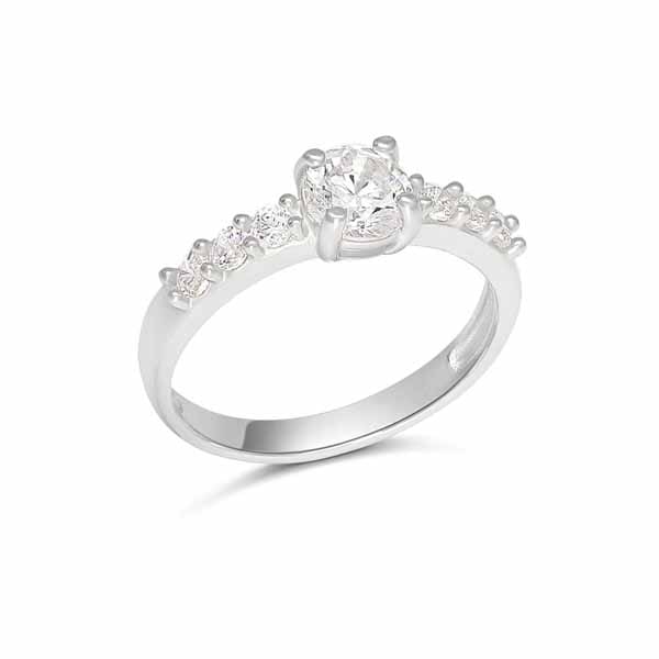 Hopeinen kastesormus SBR-8133Z