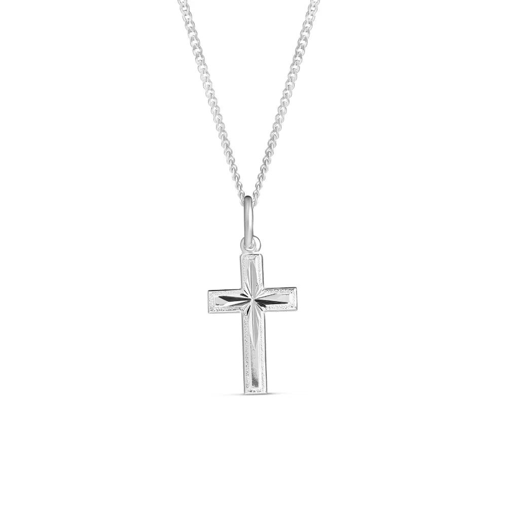 Hopeinen rippiristi 325666050001 Top Gold