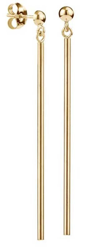 Kohinoor Deco roikkuvat kultaiset korvakorut 133-662