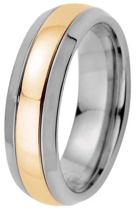 Kohinoor Duetto titaani kihlasormus 6 mm 006-067