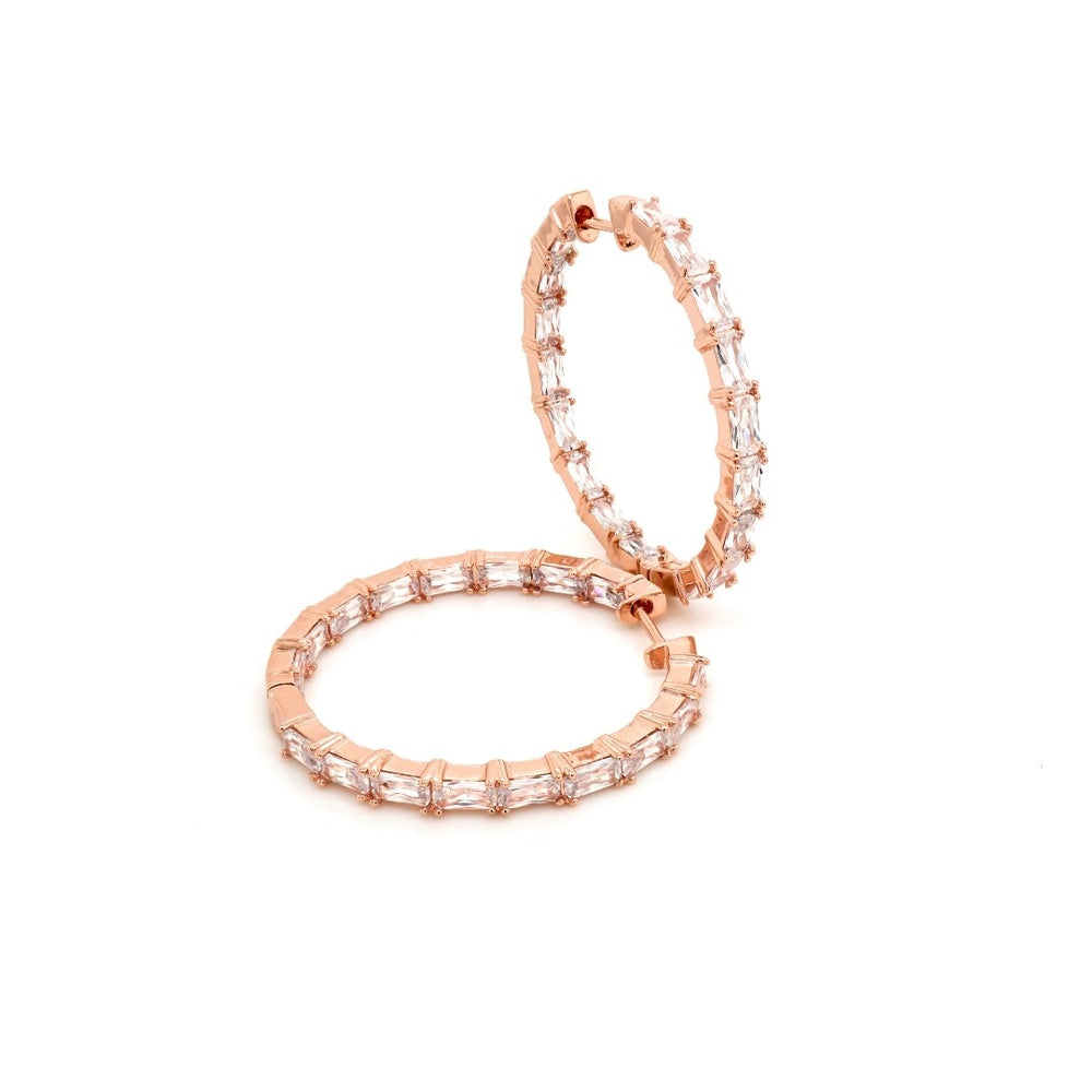 Marmara Sterling Infinity ruusukullatut hopeakorvakorut