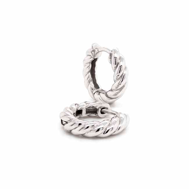 Marmara Sterling hopeiset korvarenkaat KR781