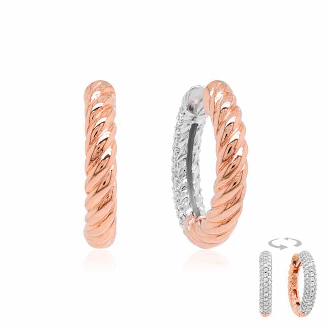 Marmara Sterling ruusukullatut hopeakorvakorut