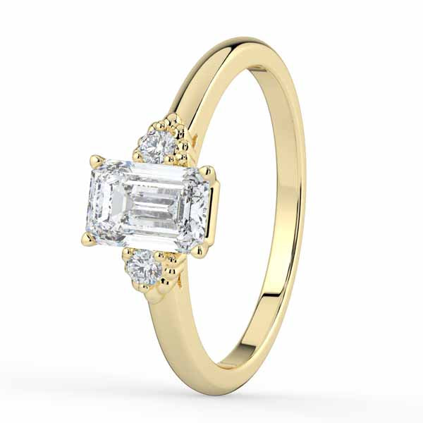 Kohinoor Celeste timanttisormus topaasilla 033-441KT-04 Kohinoor