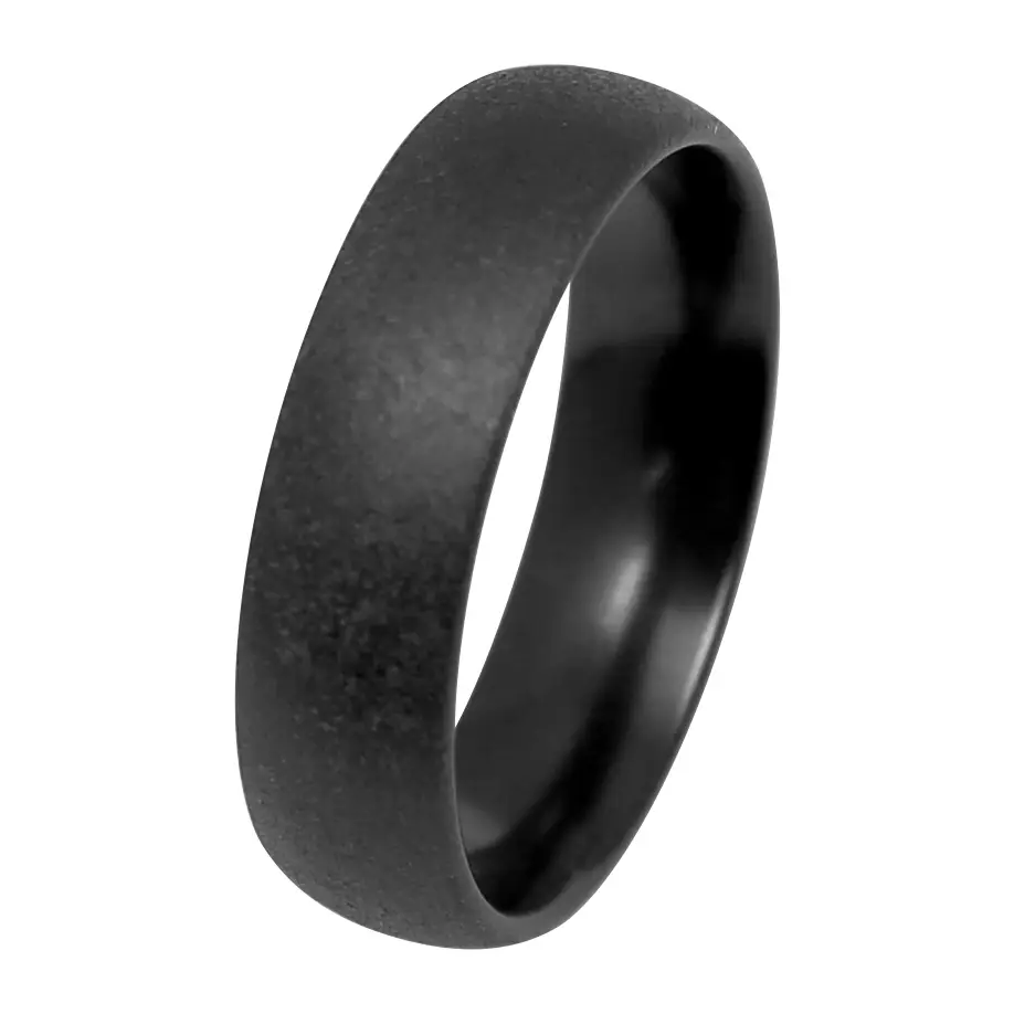 Kohinoor Duetto Black Edition mattamusta kihlasormus 006-091 Kohinoor
