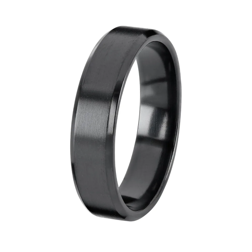 Kohinoor Duetto Black Mist 5 mm zirkoniumsormus 006-095
