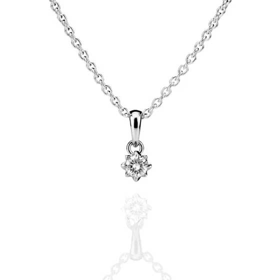 Kohinoor Rosa Timanttikaulakoru 213-260V-10