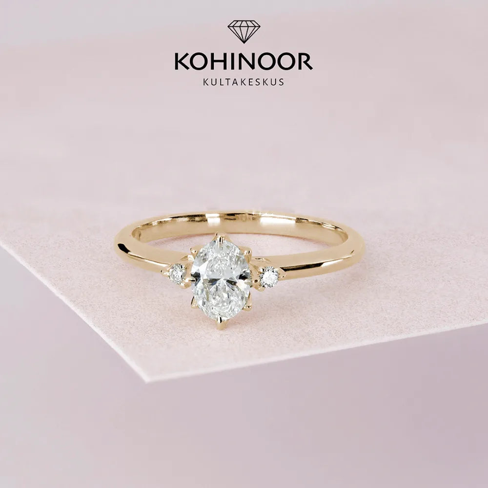 Kohinoor Rosa diamond ring 033-260K-04A