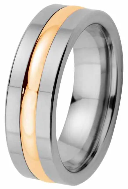 Kohinoor Duetto titaani kihlasormus 6 mm 006-062