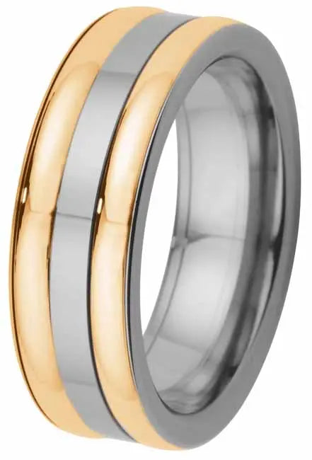 Kohinoor Duetto titaani kihlasormus 6 mm 006-064