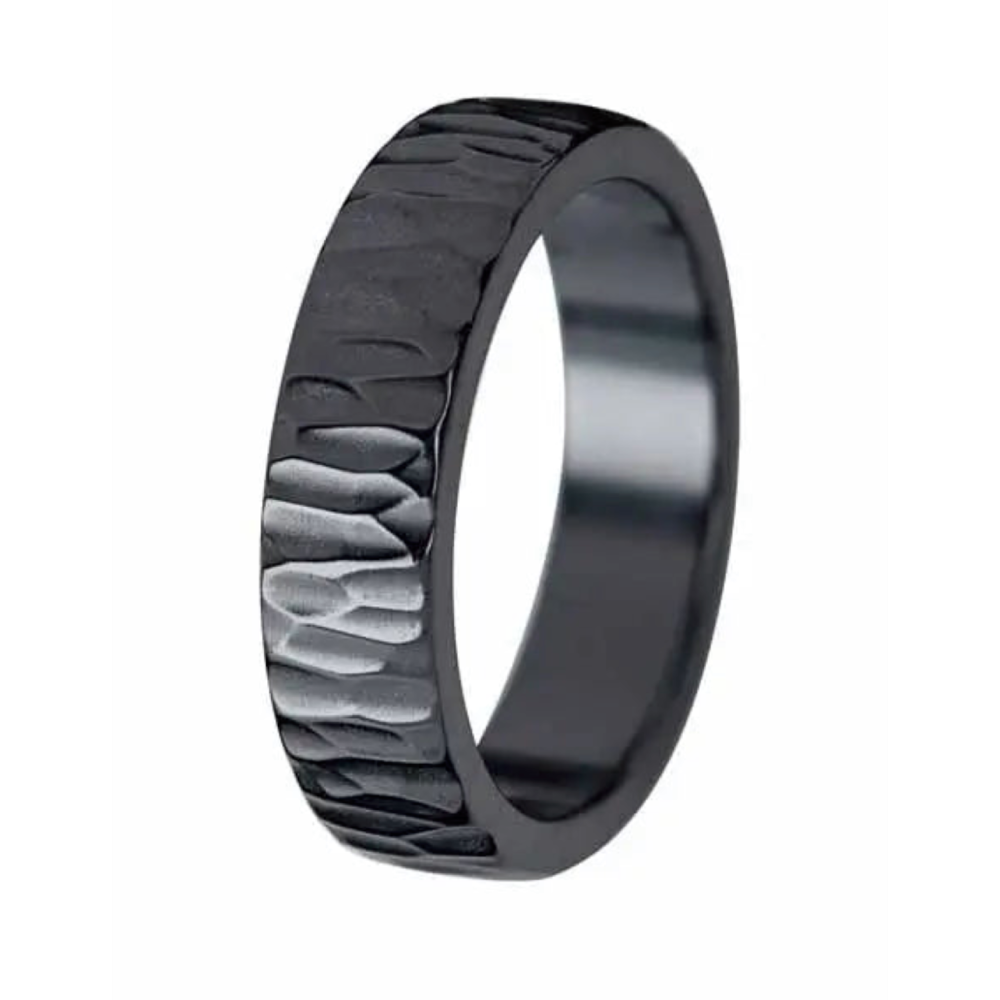 Kohinoor Black Duetto Wood Kihlasormus 006-804
