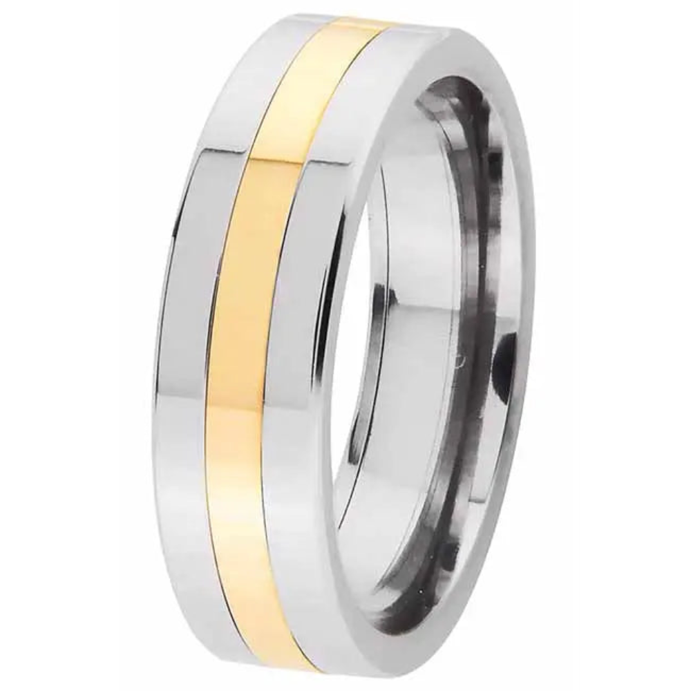 Kohinoor Duetto titaani kihlasormus 6 mm 006-060