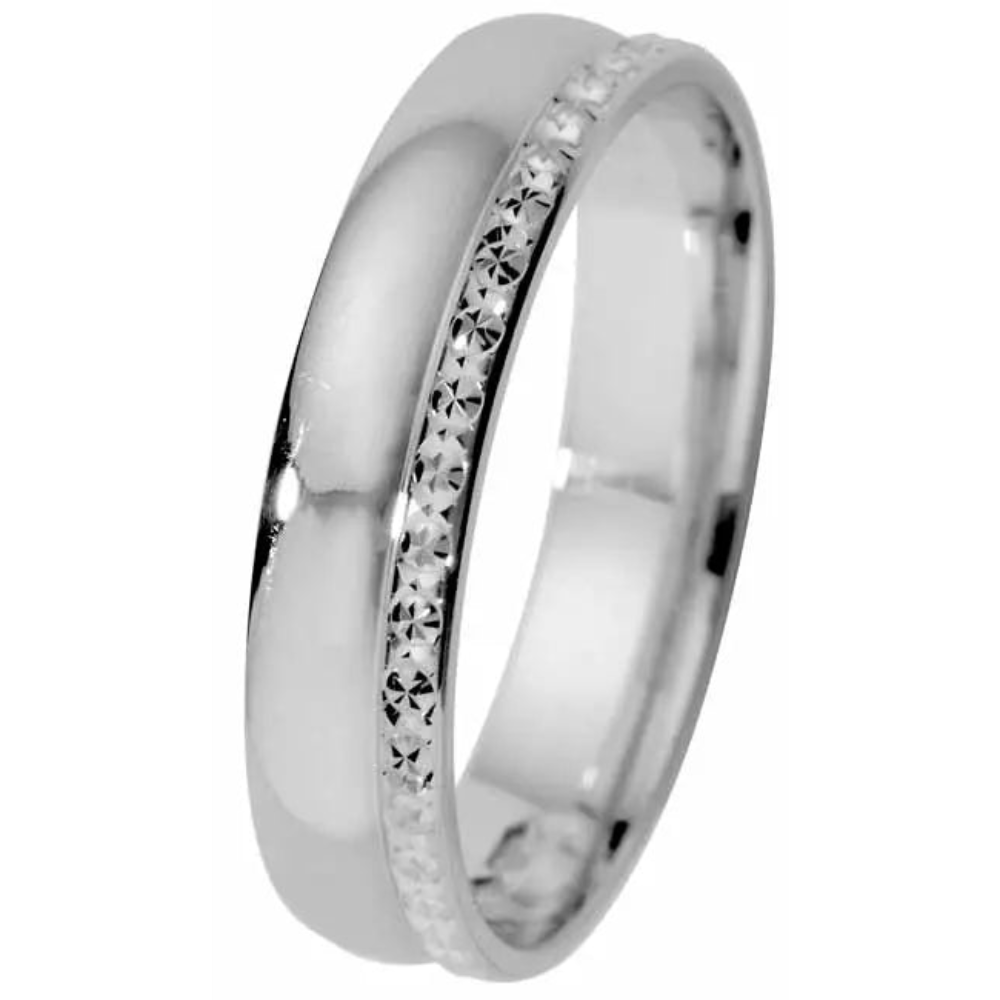 Kohinoor Elise kihlasormus valkokulta 4,3 mm 013-926V