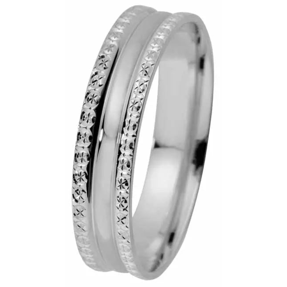 Kohinoor Essi  kihlasormus valkokulta 4,5 mm 013-930V
