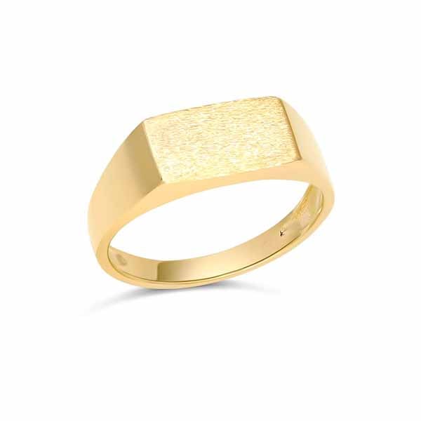 Kullattu hopeinen kastesormus SBR-8138G