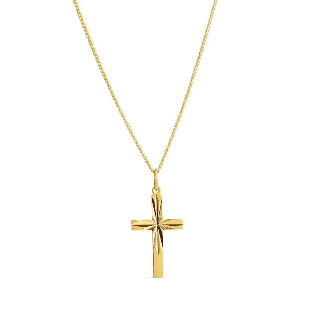 Kullattu hopeinen rippiristi 5250891500 Top Gold