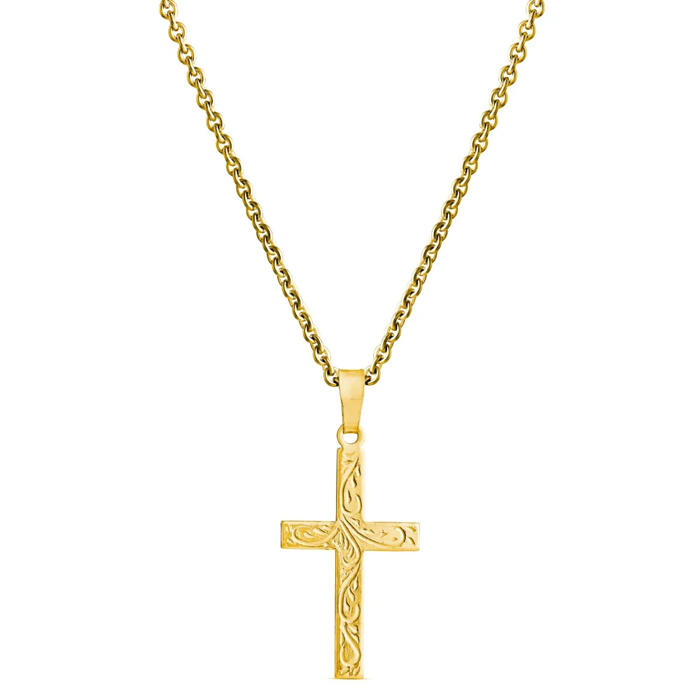 Kullattu hopeinen rippiristi 5253591500 Top Gold