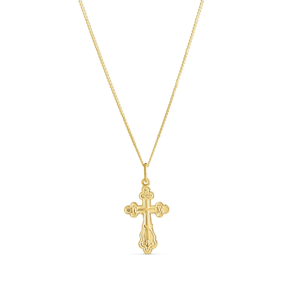 Kullattu hopeinen ortodoksiristi 5256771 Top Gold