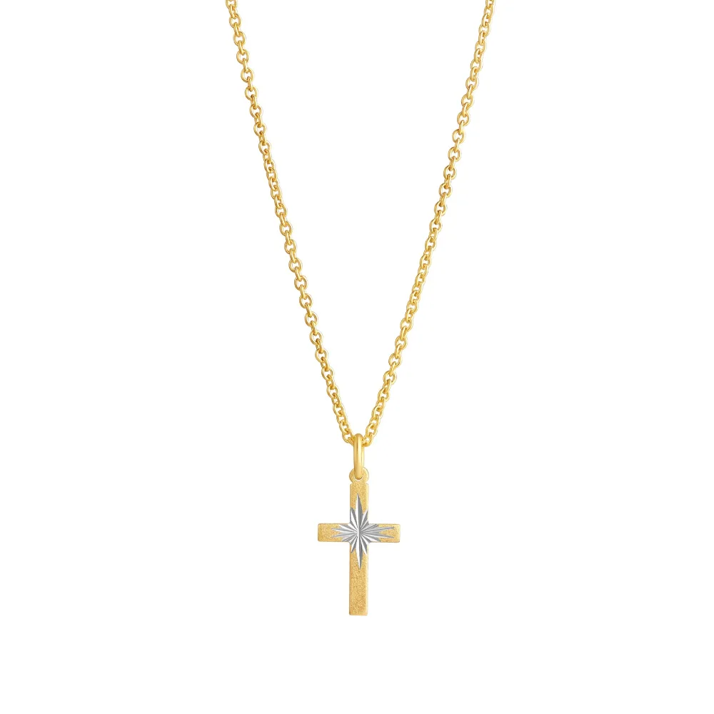 Kullattu hopeinen rippiristi 5250891509 Top Gold