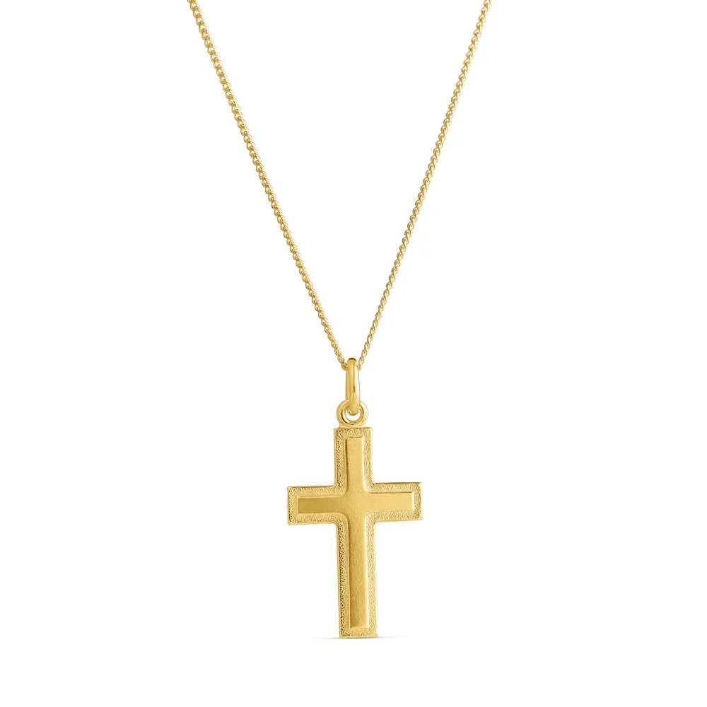 Kullattu hopeinen rippiristi 5256681500 Top Gold