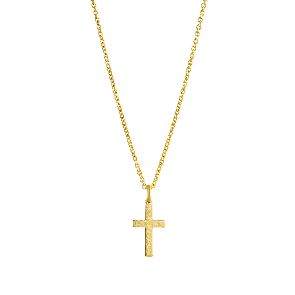 Kullattu hopeinen rippiristi 5256751509 Top Gold