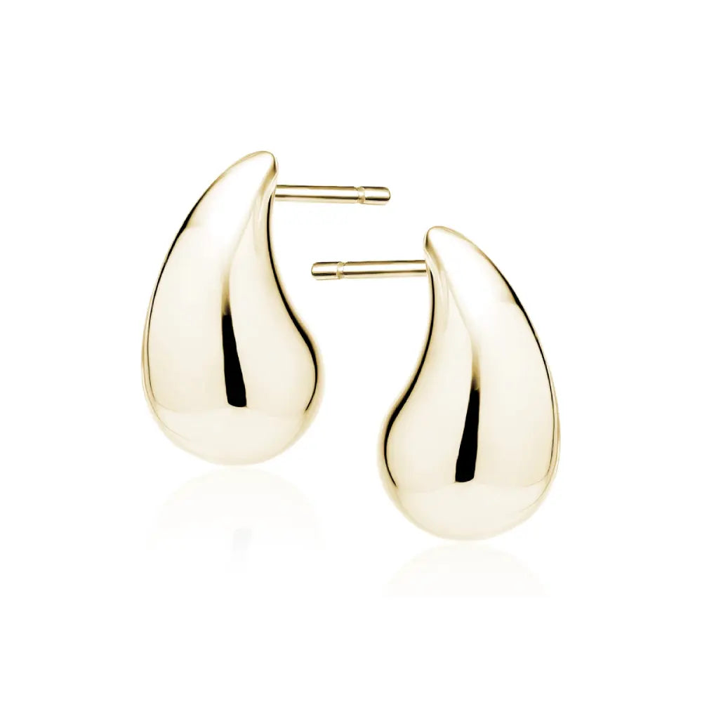 Kullatut hopeakorvakorut pisara 13 x 8 mm HME1323