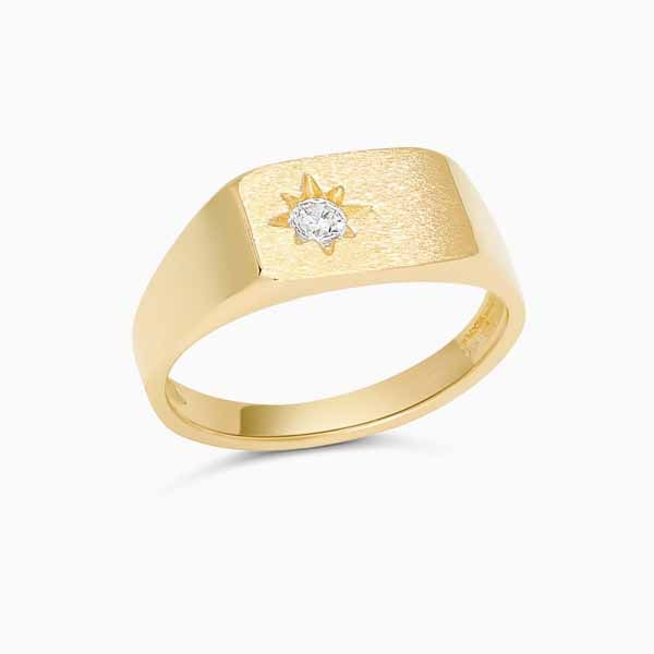 Kultainen kastesormus BR-8137Z