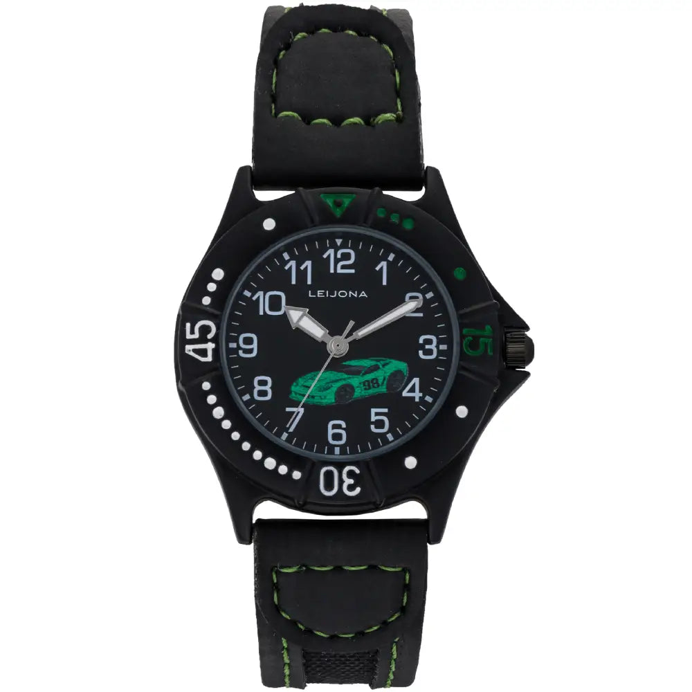 Leijona lasten kello kilpa-auto 5223-743
