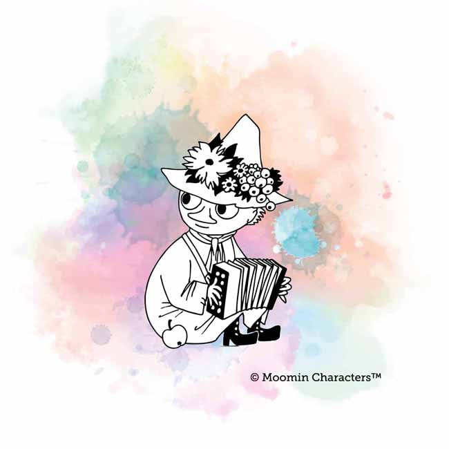 Lumoava x Moomin Nuuskamuikkunen korvakorut MO551220000