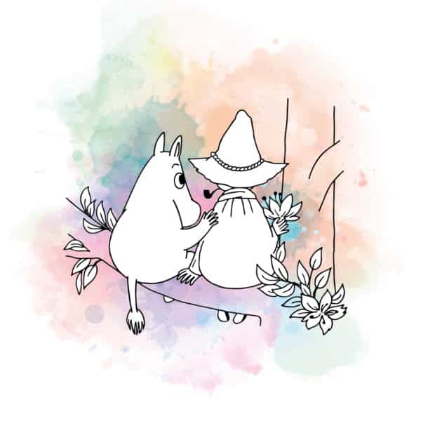 Lumoava x Moomin Ystävyys korvakorut MO551700000