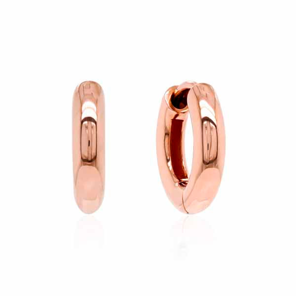 Marmara Sterling ruusukullatut korvarenkaat KR795G
