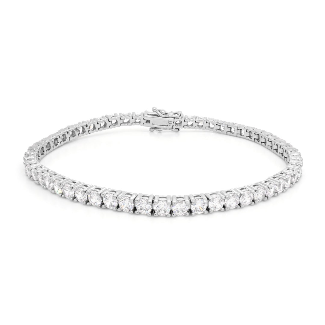 Marmara Sterling hopeinen rannekoru zirkoneilla KV857