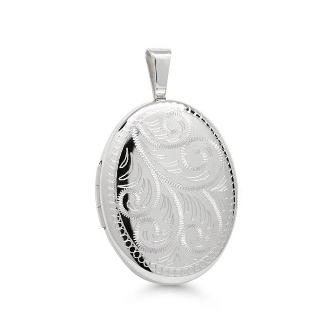Medaljonki Hopea Ovaali Kaiverrus SPL-60306/20mm