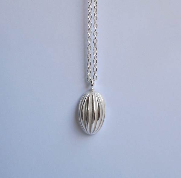 Rauhala Koru Merenneito hopeariipus iso