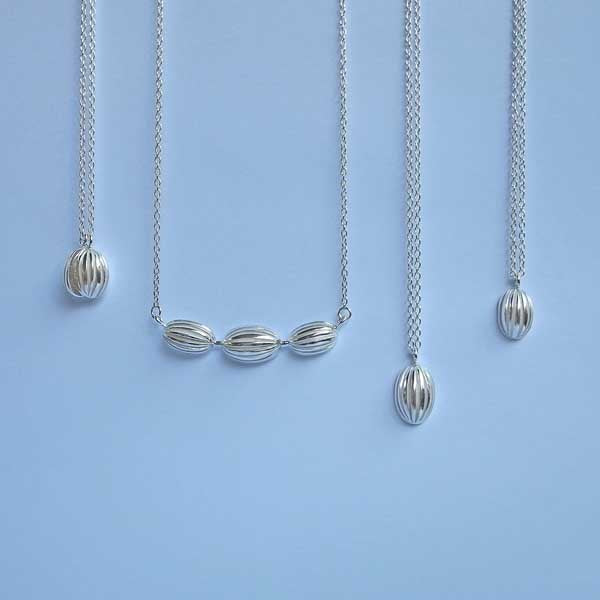 Rauhala Koru Merenneito hopeakorvakorut pieni