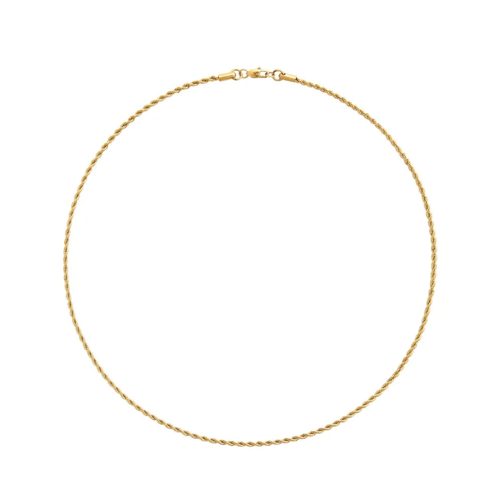 Mockberg Thin Rope Necklace MO557 Mockberg